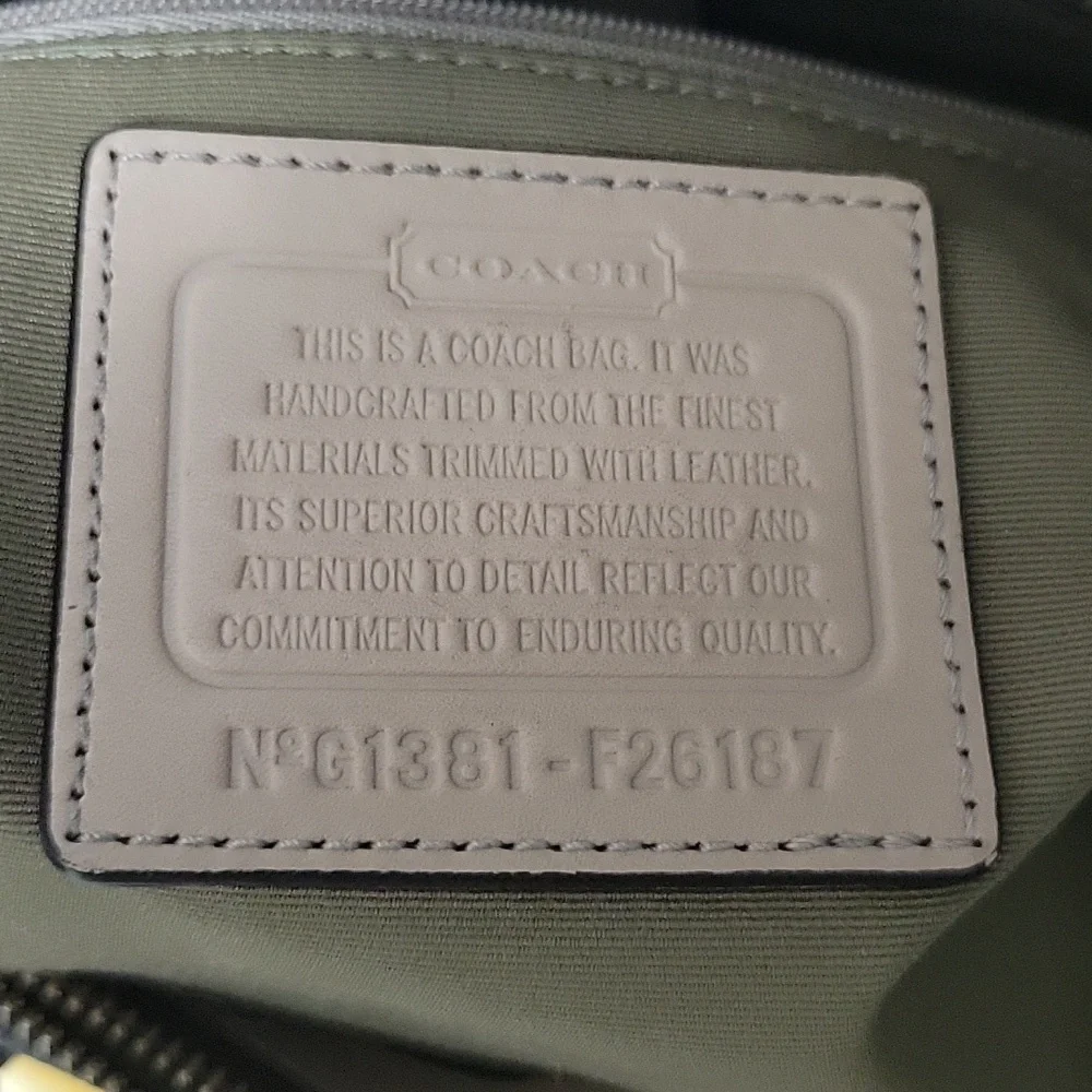 Coach Peyton Jordan Double Zip Carryall | Signature Monogram | F26187